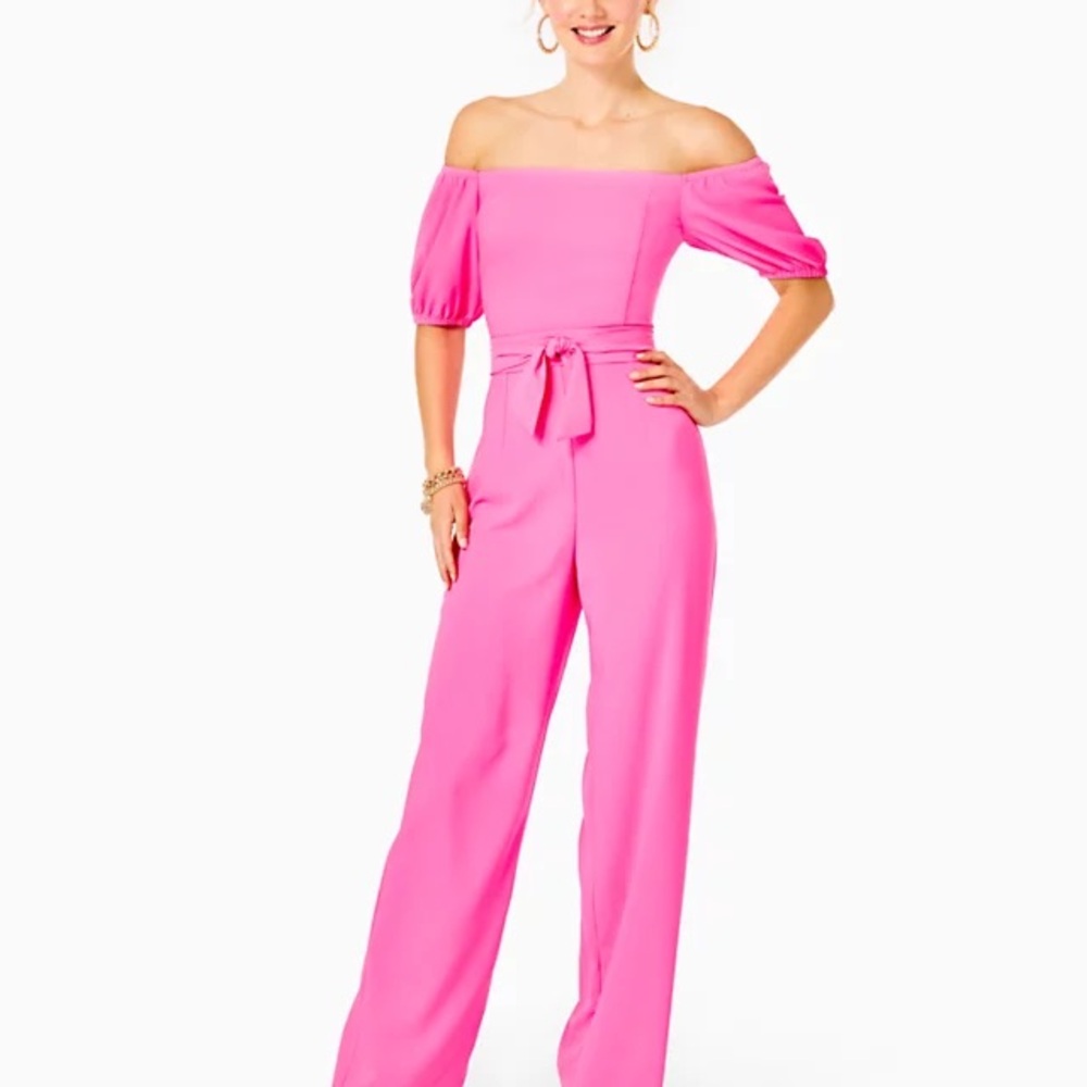 Lilly Pulitzer Jada Off The Shoulder Jumpsuit